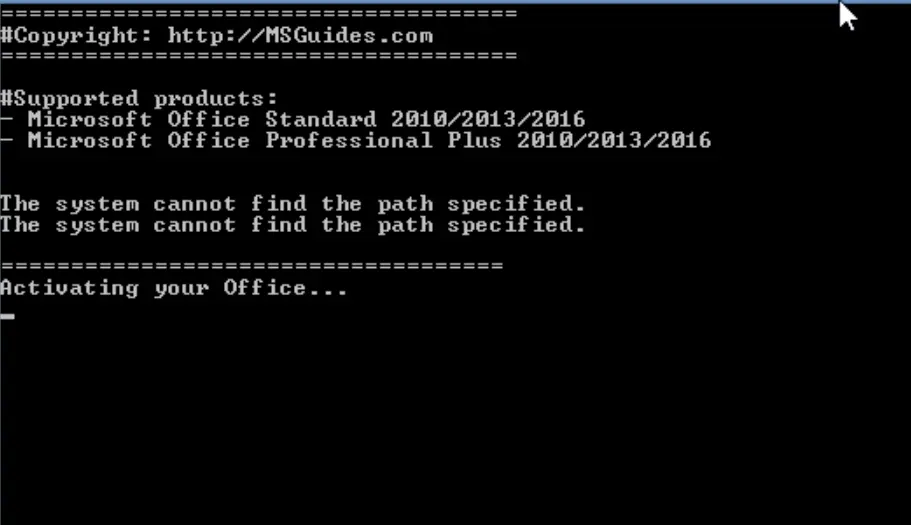 ativador office 2016