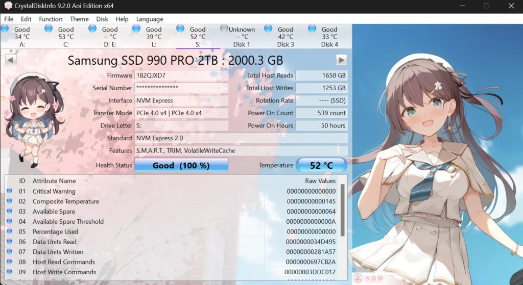 crystaldiskinfo portable