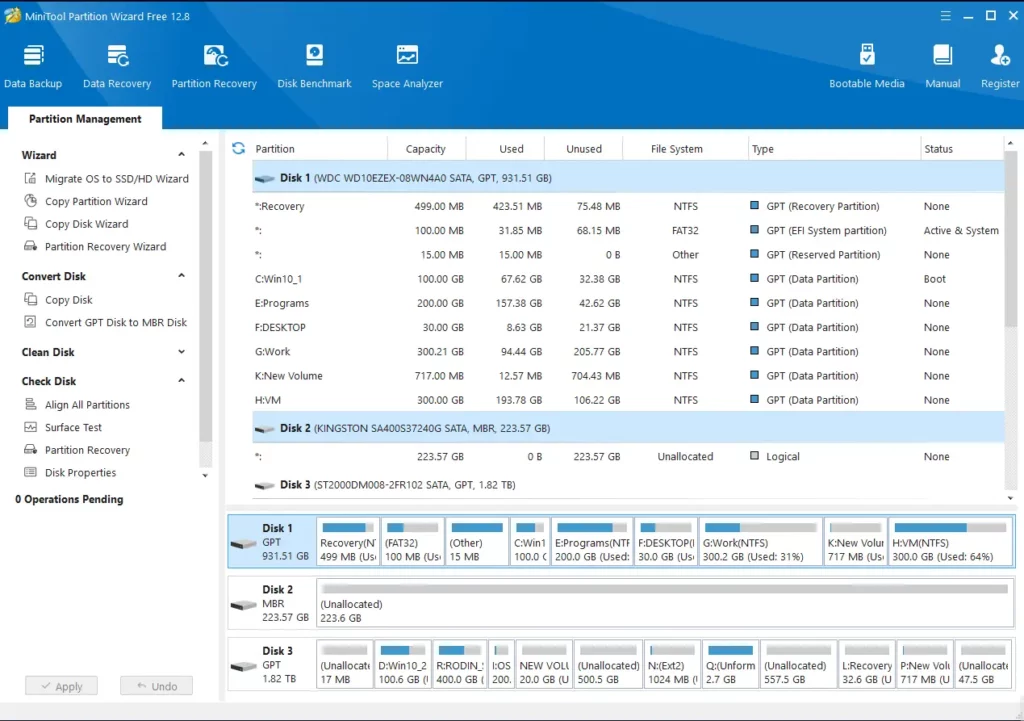 minitool partition wizard portable