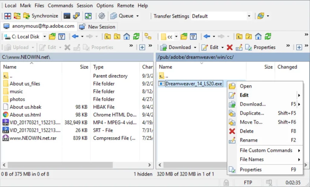 winscp download