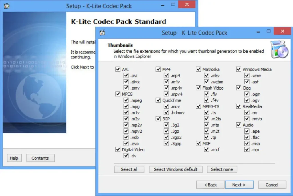 k-lite codec pack